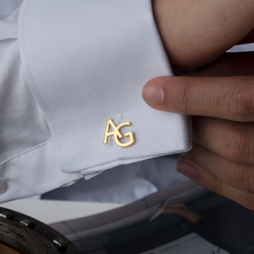 Men Grooming Usa - Gemelli Personalizzati con Nome per Uomo,