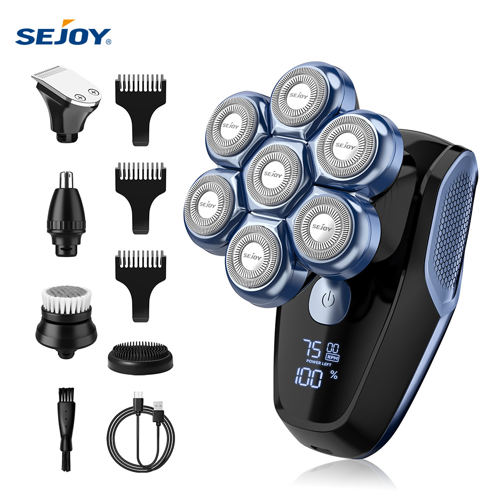 Men Grooming Full Body - Rasoio Elettrico Sejoy 6-in-1 7D per