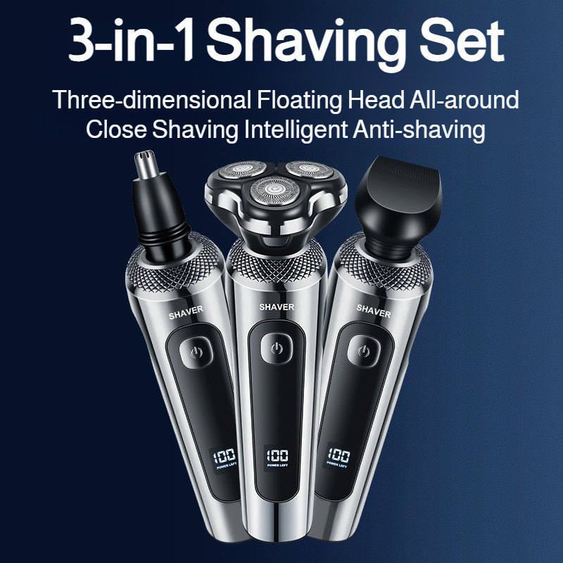 Men Grooming Full Body - Rasoio elettrico intelligente con display digitale