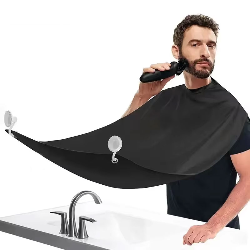 Men Grooming Usa - Grembiule da barba impermeabile da uomo,