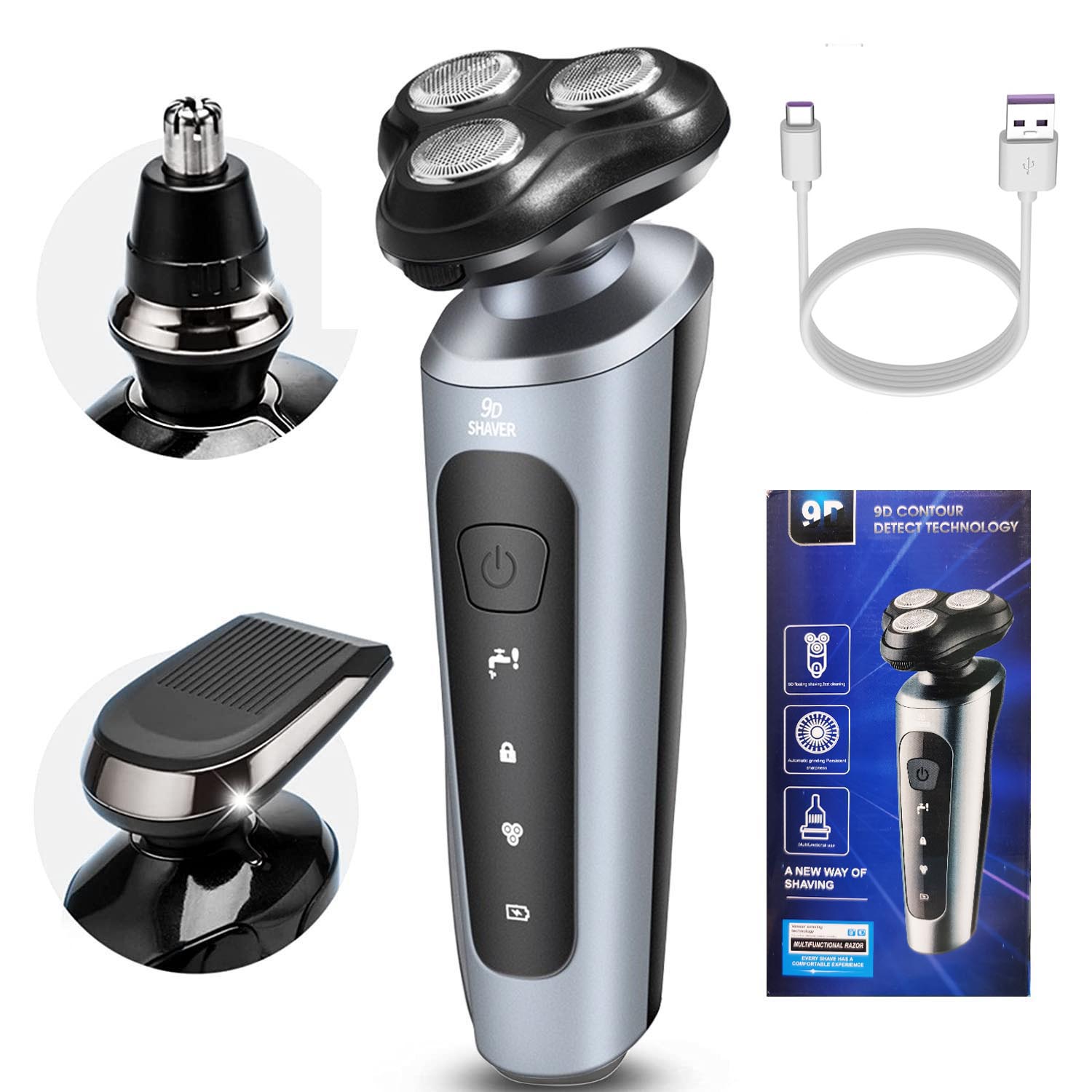 Rasoio elettrico New Man USB r - Men Grooming Full Body recensione e prezzo
